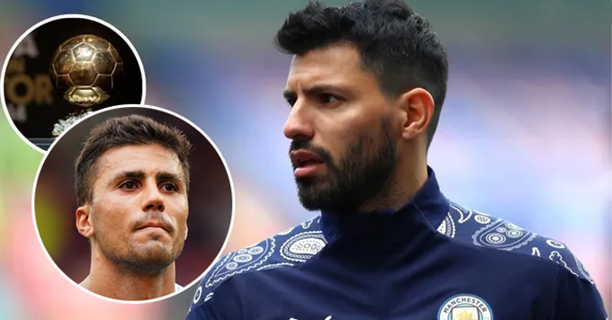 Aguero tin rằng Rodri sẽ giành Quả Bóng Vàng 2024